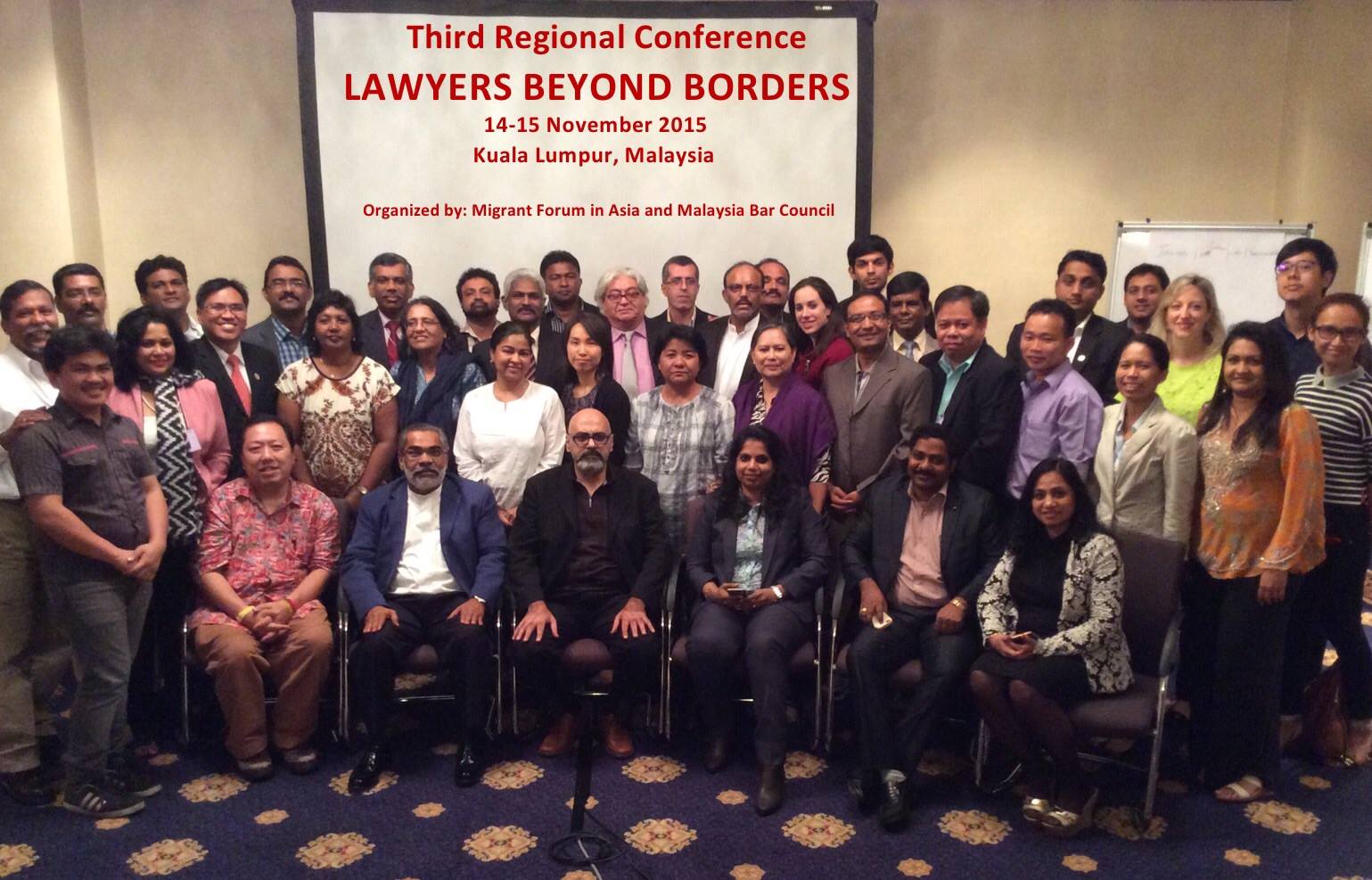 3rd Lawyers Beyond Borders held in Kuala Lumpur, Malaysia. 